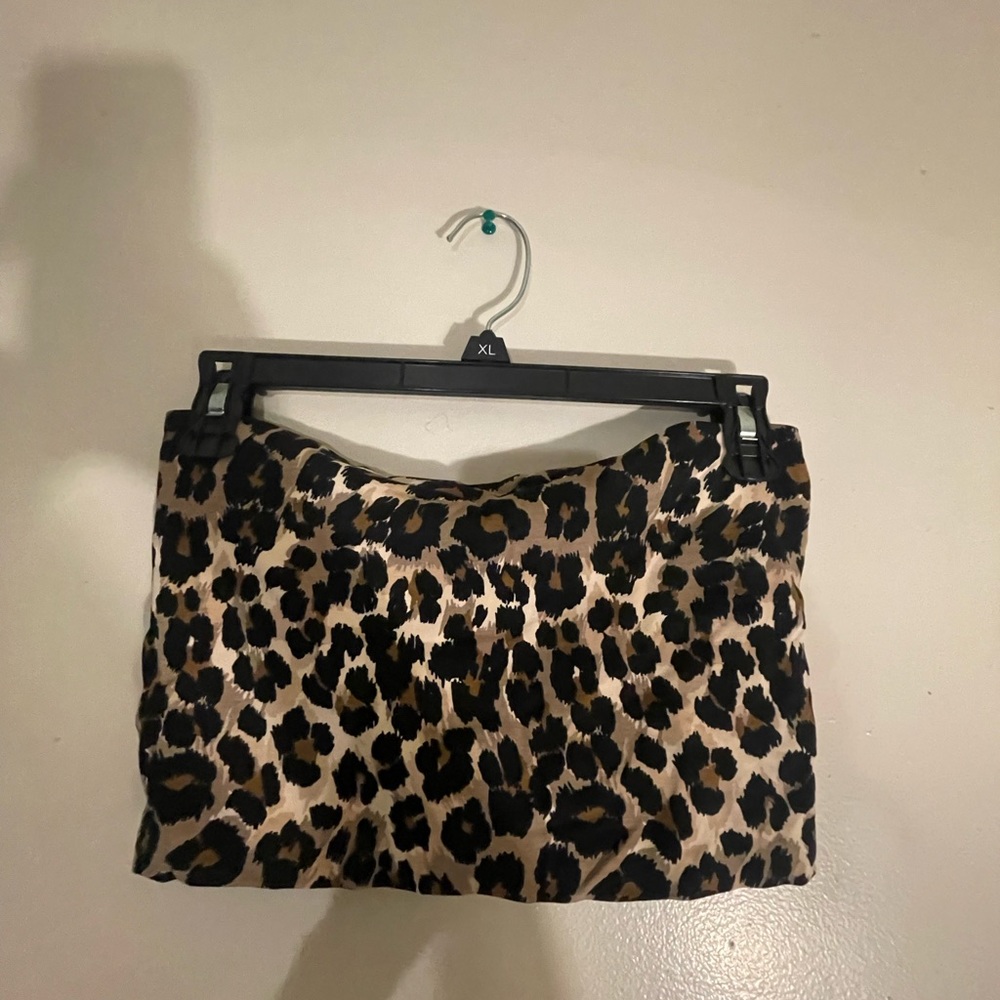Leopard Print Tube Top